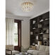 Verla Crest 11 Light 31.25 inch Legacy Brass Flush Mount Ceiling Light