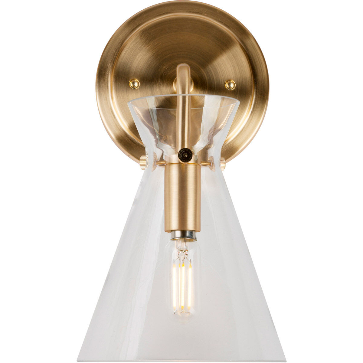 Beaker 1 Light 6 inch Soft Gold Wall Sconce Wall Light
