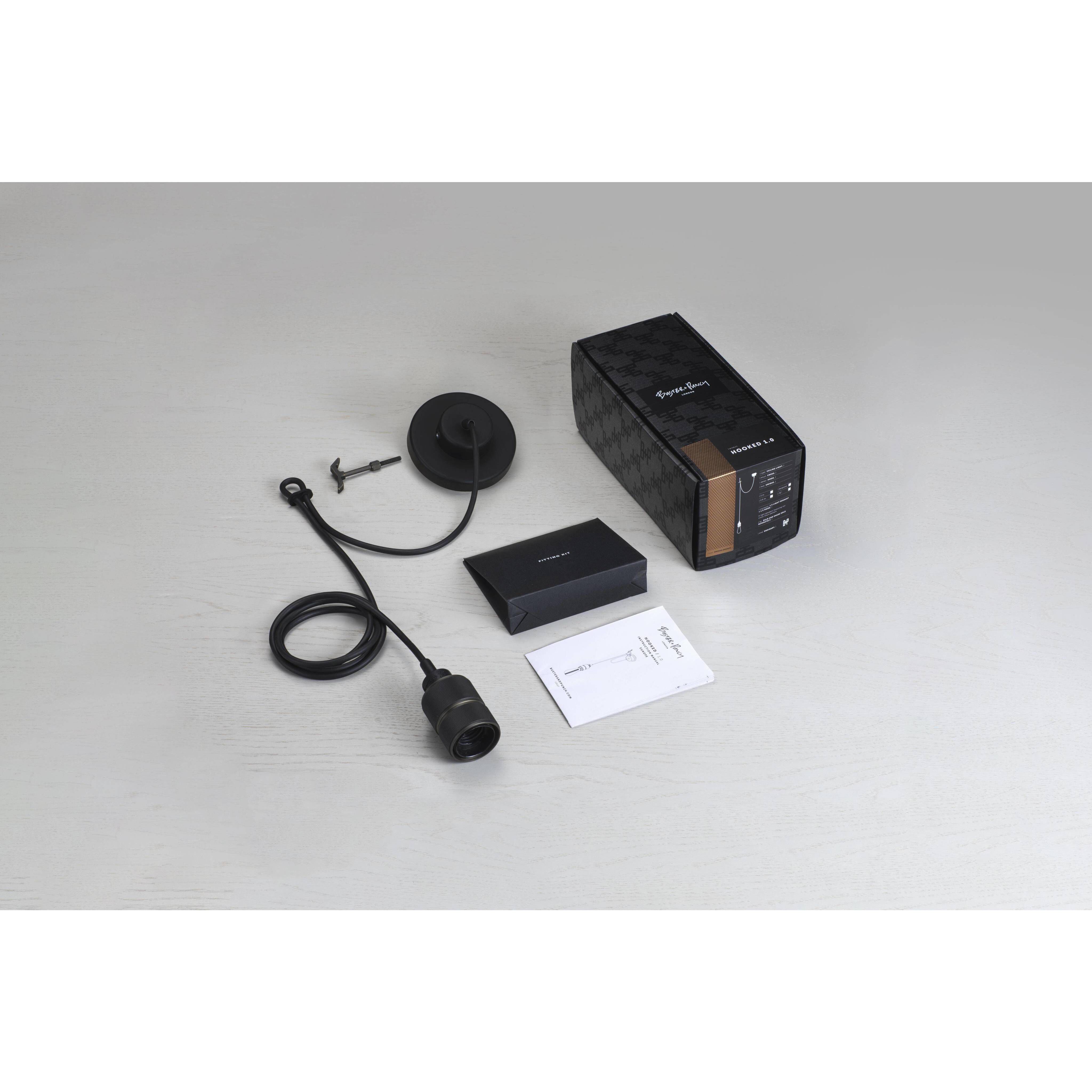 Hooked 1.0 LED 3.15 inch Smoked Bronze Pendant Ceiling Light, Nude