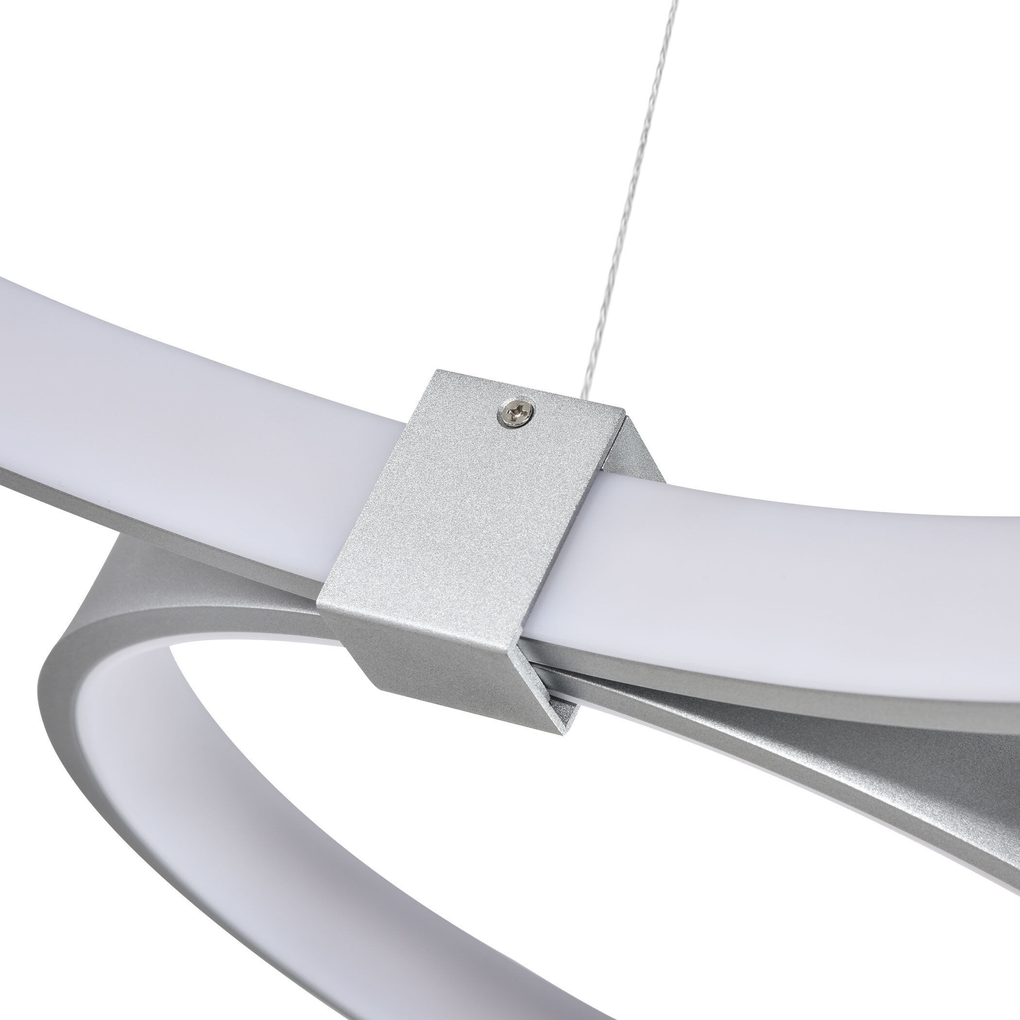 Capella 31.5 inch Silver Chandelier Ceiling Light