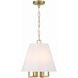Westwood 4 Light 13.5 inch Vibrant Gold Chandelier Ceiling Light