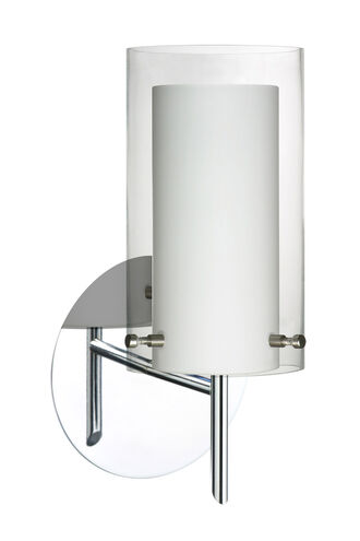 Pahu 4 1 Light 5 inch Chrome Mini Sconce Wall Light in Halogen