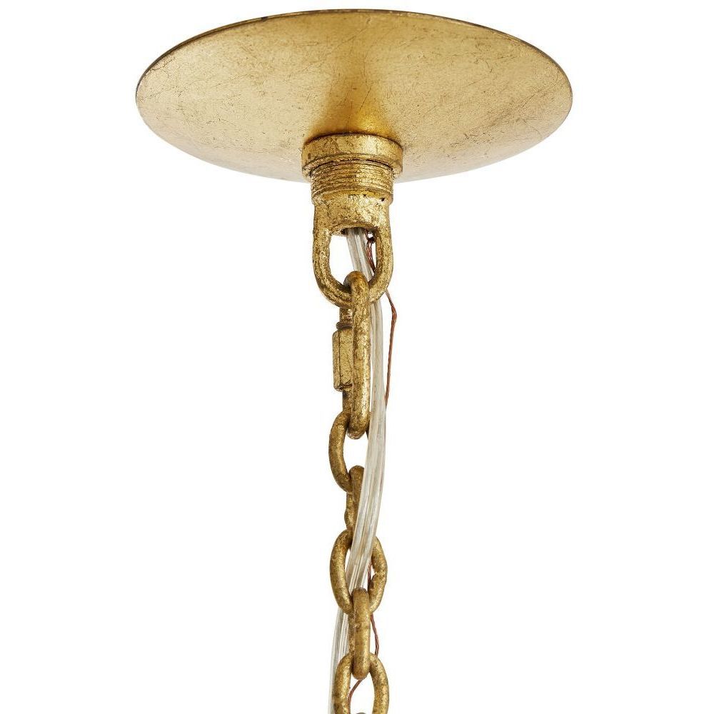Prescott 12 Light 35 inch Gold Leaf Chandelier Ceiling Light