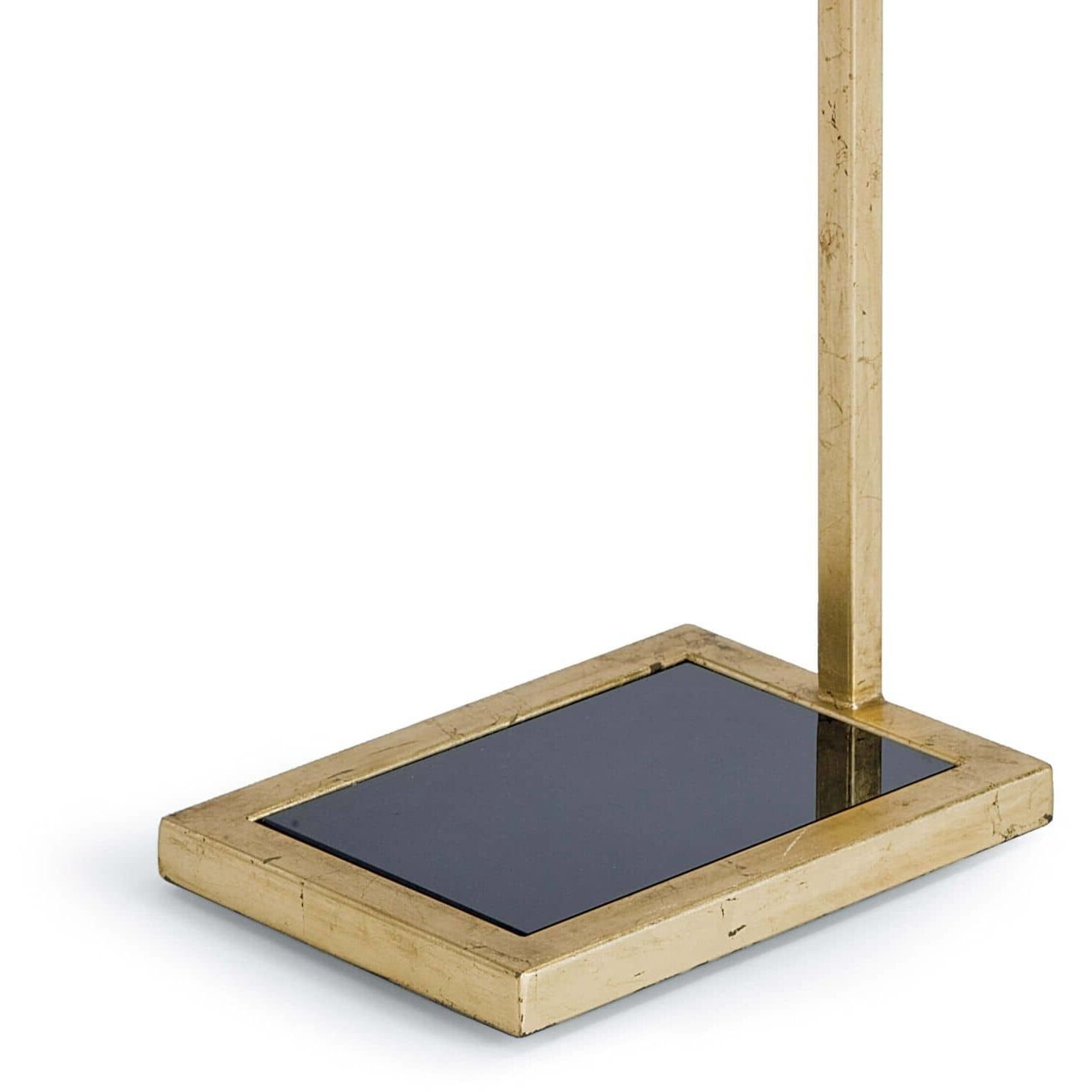 Liam 28.25 X 12.25 inch Gold Leaf Side Table, Drink Table