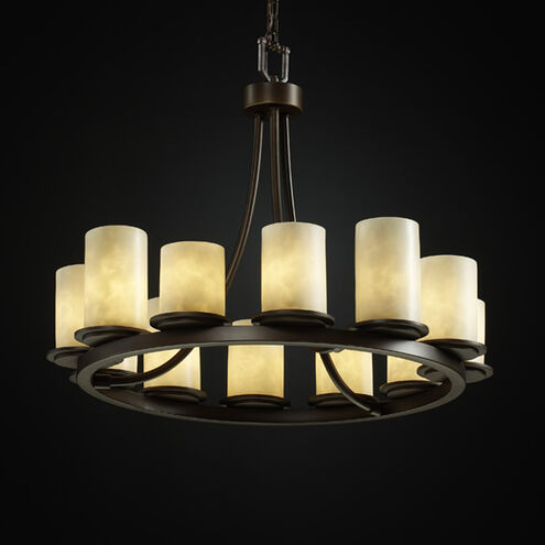 Clouds 12 Light 28 inch Dark Bronze Chandelier Ceiling Light in 8400 Lm LED