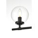 Ingrid 3 Light 24 inch Black Bath Sconce Wall Light