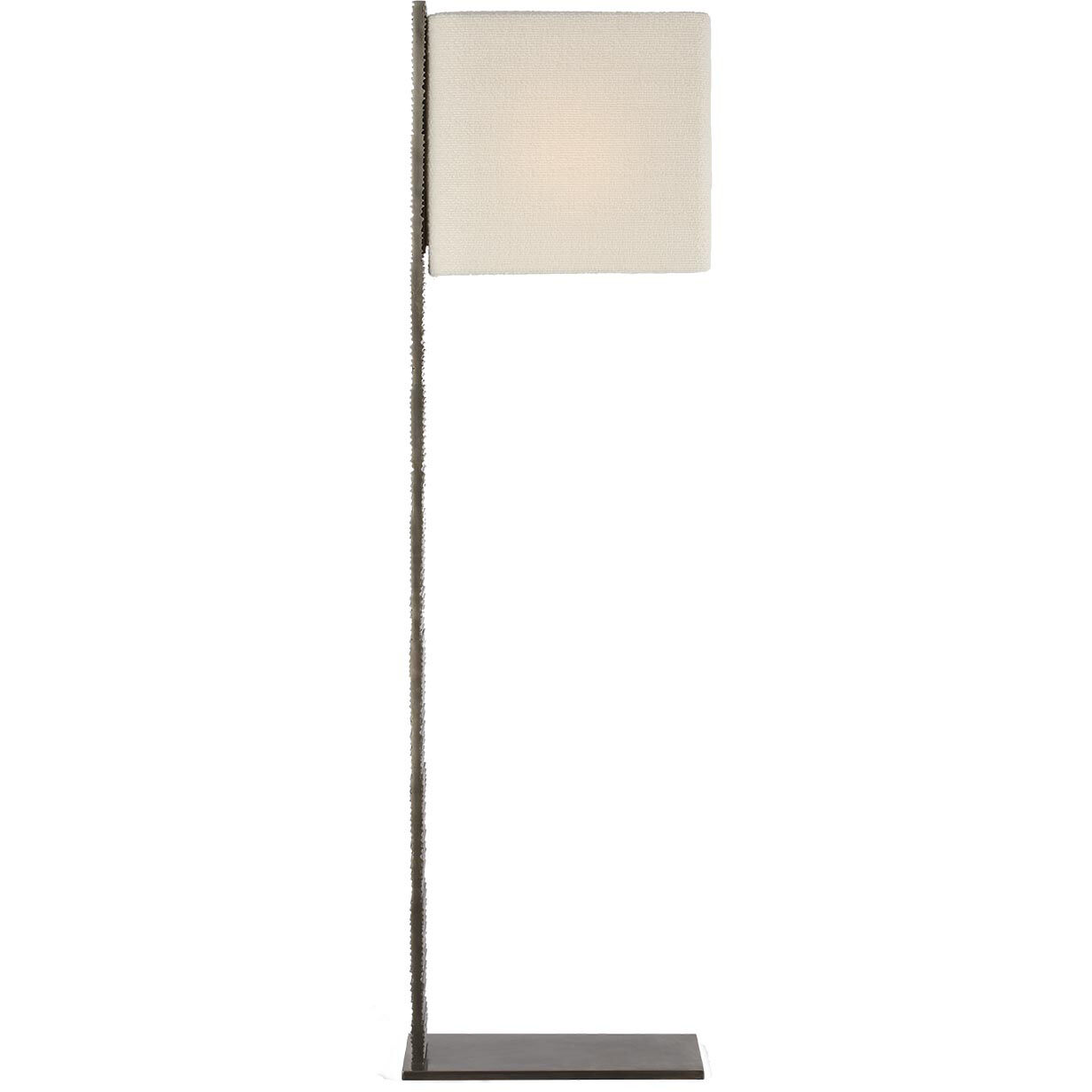 Anne-Marie Barton Fumar 54.75 inch 8.00 watt Ridged Graphite Statement Floor Lamp Portable Light