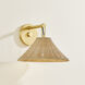 Dalia 1 Light 10.5 inch Aged Brass Wall Sconce Wall Light