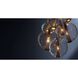 Caviar 8 Light 28.5 inch Polished Nickel Chandelier Ceiling Light, Adjustable Large Cluster