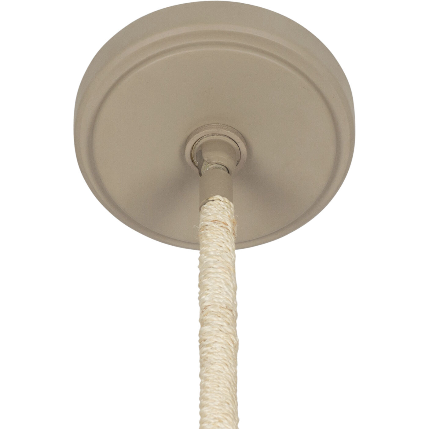 Coaxial 6 Light 26 inch Jute Pendant Ceiling Light