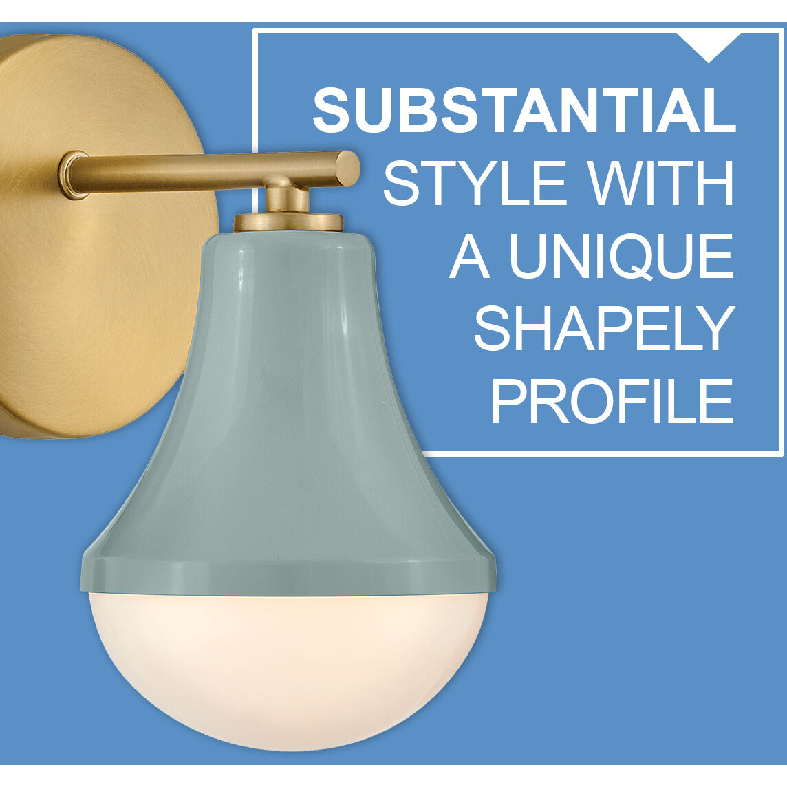 Haddie LED 14.5 inch Seafoam Bath Light Wall Light