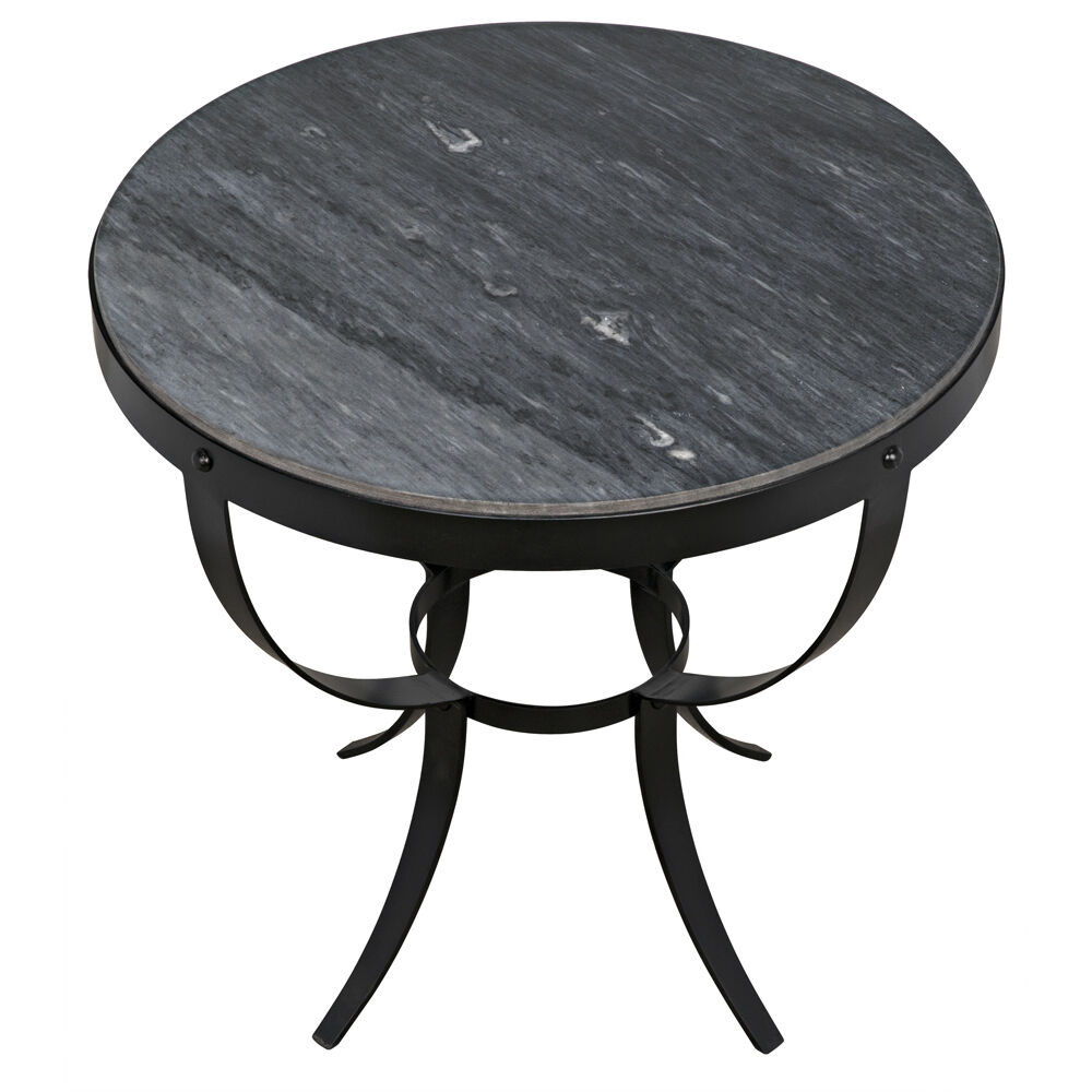 Byron 30 X 30 inch Matte Black Side Table