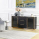 Aurelia 60 X 15.7 inch Ebony and Gold Sideboard