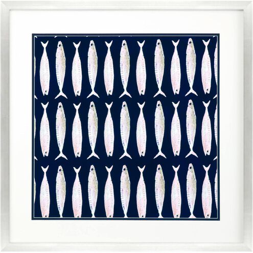 Animals Collection Blue Framed Art