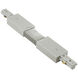 J Track 120 Brushed Nickel Track Component Ceiling Light