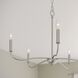 Ilia 5 Light 28 inch Brushed Nickel Chandelier Ceiling Light
