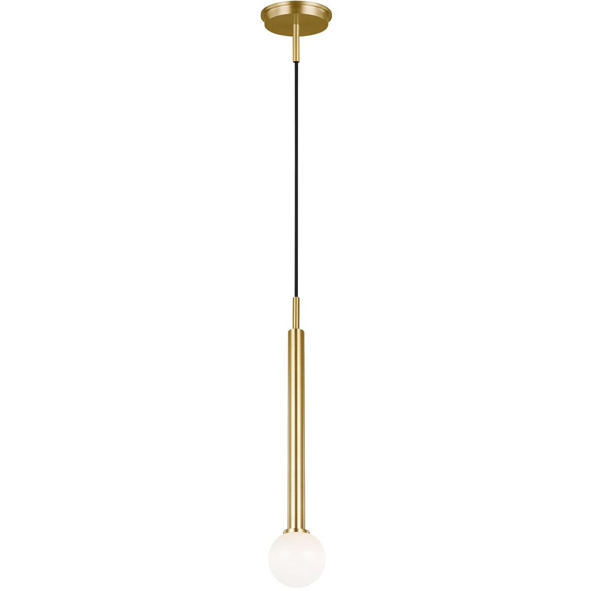Kelly by Kelly Wearstler Nodes 1 Light 8 inch Burnished Brass Pendant Ceiling Light