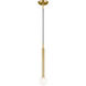 Kelly by Kelly Wearstler Nodes 1 Light 8 inch Burnished Brass Pendant Ceiling Light