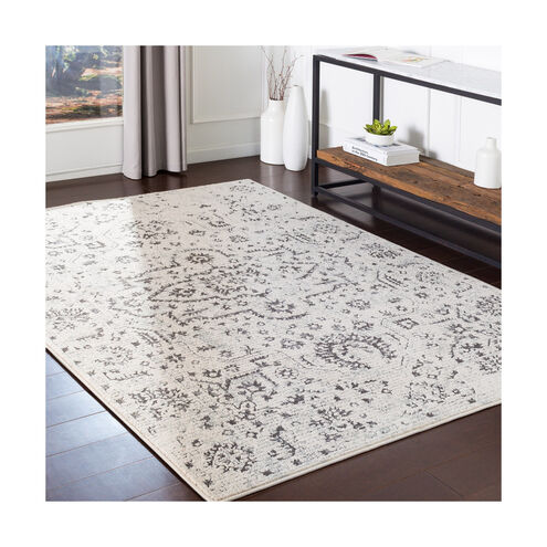 Aqualina 87 X 63 inch Charcoal/Medium Gray/Beige/Taupe Rugs, Rectangle