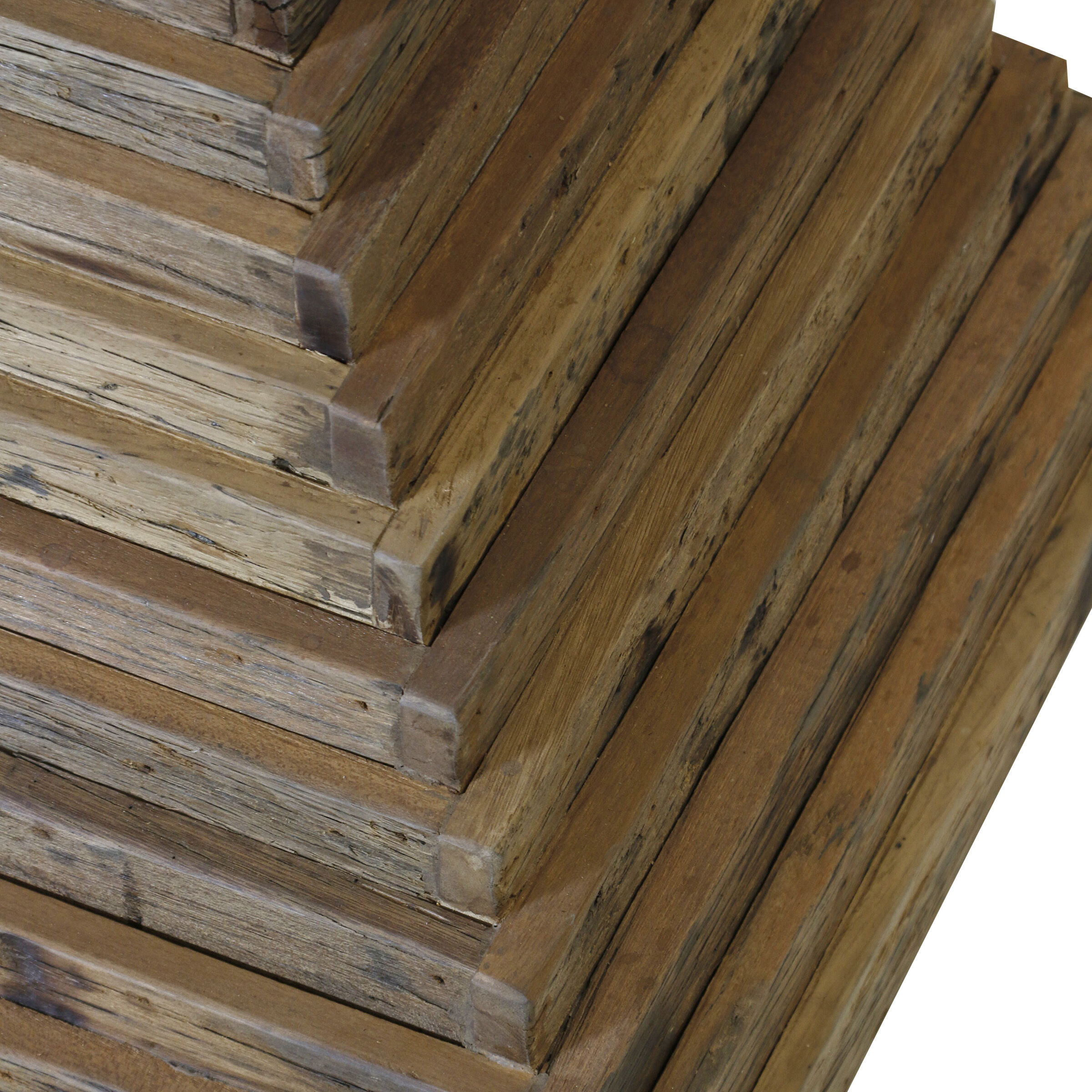 Summit Wood 54 inch Natural Brown and White Console