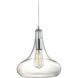 Orbital 1 Light 10 inch Polished Chrome Mini Pendant Ceiling Light