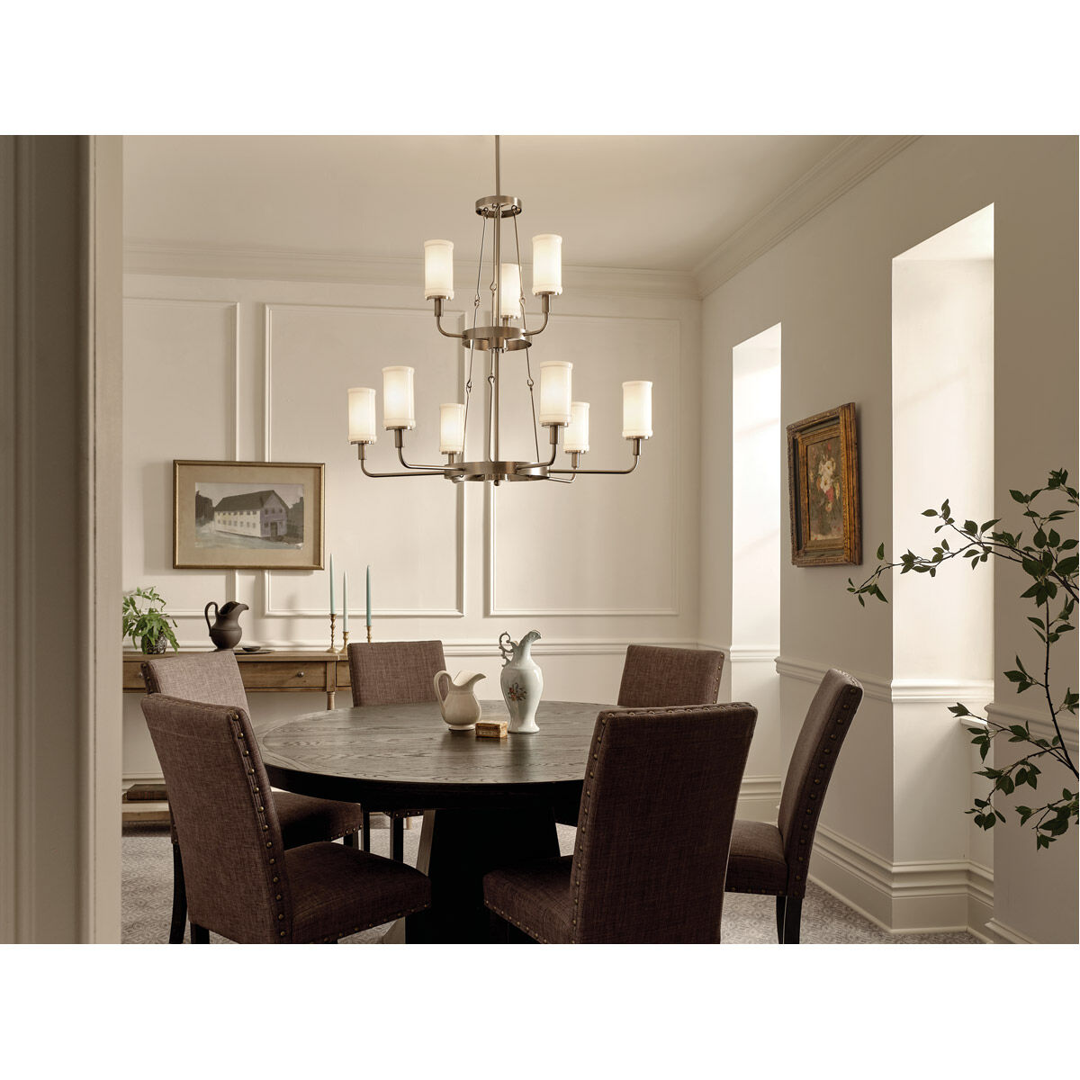 Homestead Vetivene 9 Light 40 inch Classic Pewter Chandelier Ceiling Light, Vetivene