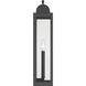 Calandra 2 Light 22 inch Sand Coal Black and Legacy Brass Outdoor Wall Lantern
