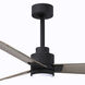 Atlas Alessandra-LK 42 inch Matte Black with Gray Ash Blades Indoor/Outdoor Ceiling Fan