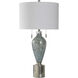 Cameron 33.25 inch 60.00 watt Multi - Blue and Iridescent and Silver Table Lamp Portable Light