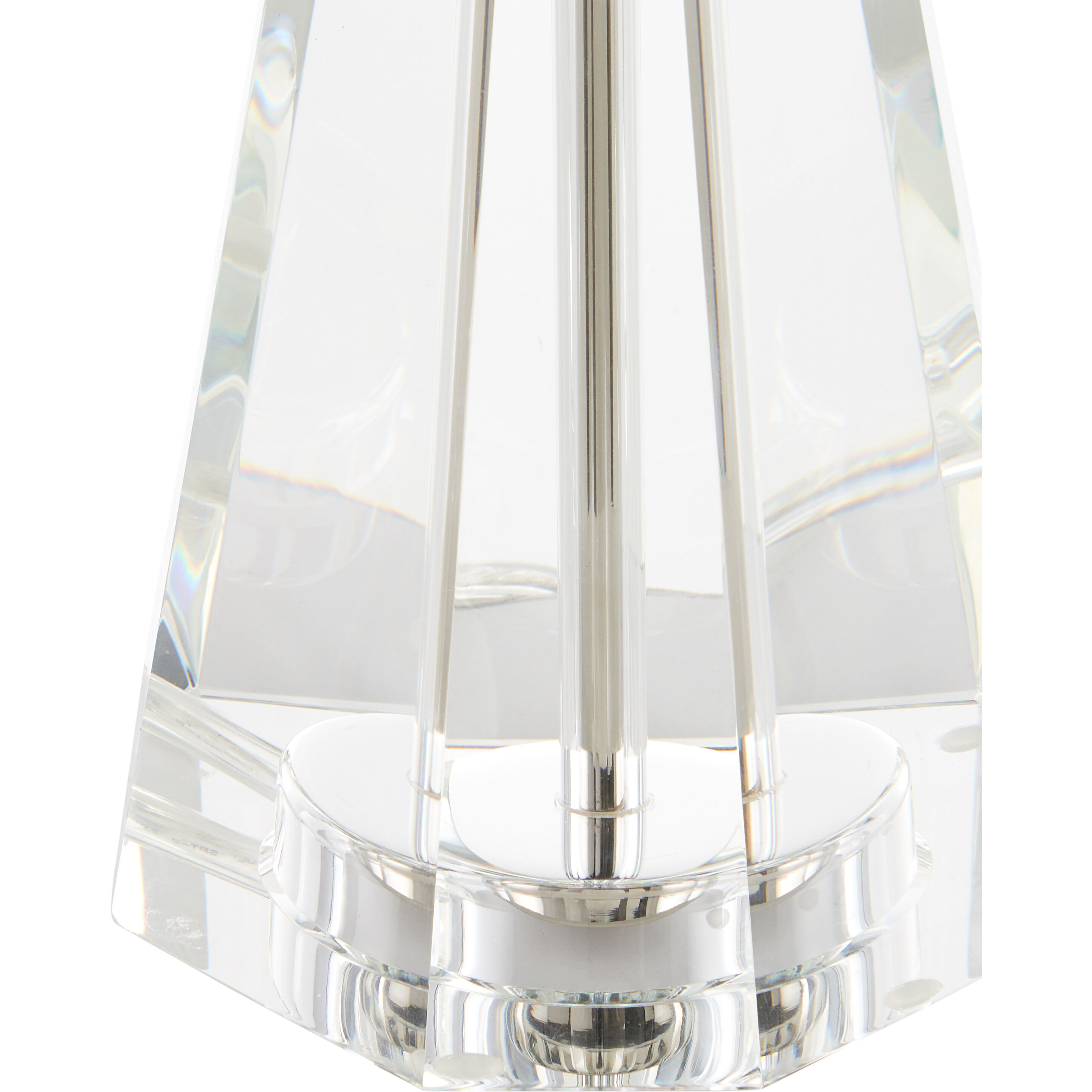 Duveen 31.5 inch 150 watt Clear/Polished Brass Table Lamp Portable Light