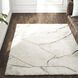 Allen 122 X 94 inch Off White and Taupe Rug, 7'10" x 10’2" ft