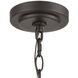 Montgomery 5 Light 20 inch Oil Rubbed Bronze Chandelier Ceiling Light