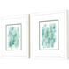 Water Whispers Blue and Multi and Turquoise and Teal Framed Art