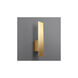 Reflex 2 Light 4 inch Aged Brass Sconce Wall Light 