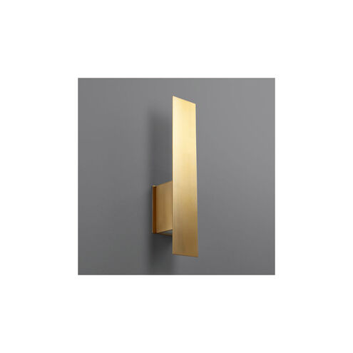 Reflex 2 Light 4 inch Aged Brass Sconce Wall Light
