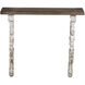 Classic 47.2 inch Natural and White Wall Shelf