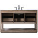 Larkin 54 X 22 X 34 inch Natural Oak Vanity Sink Set