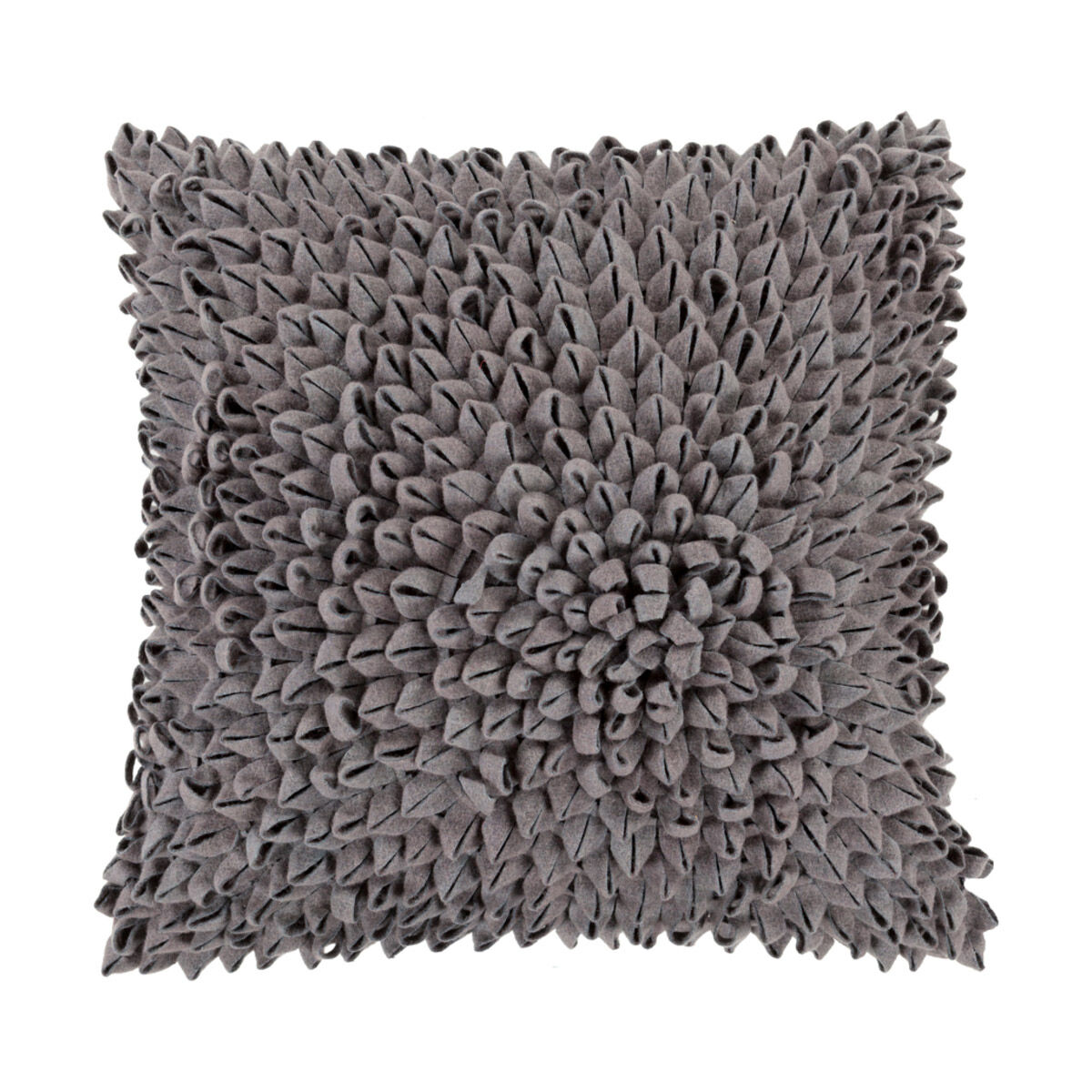 Dahlia 18 X 18 inch Charcoal Throw Pillow