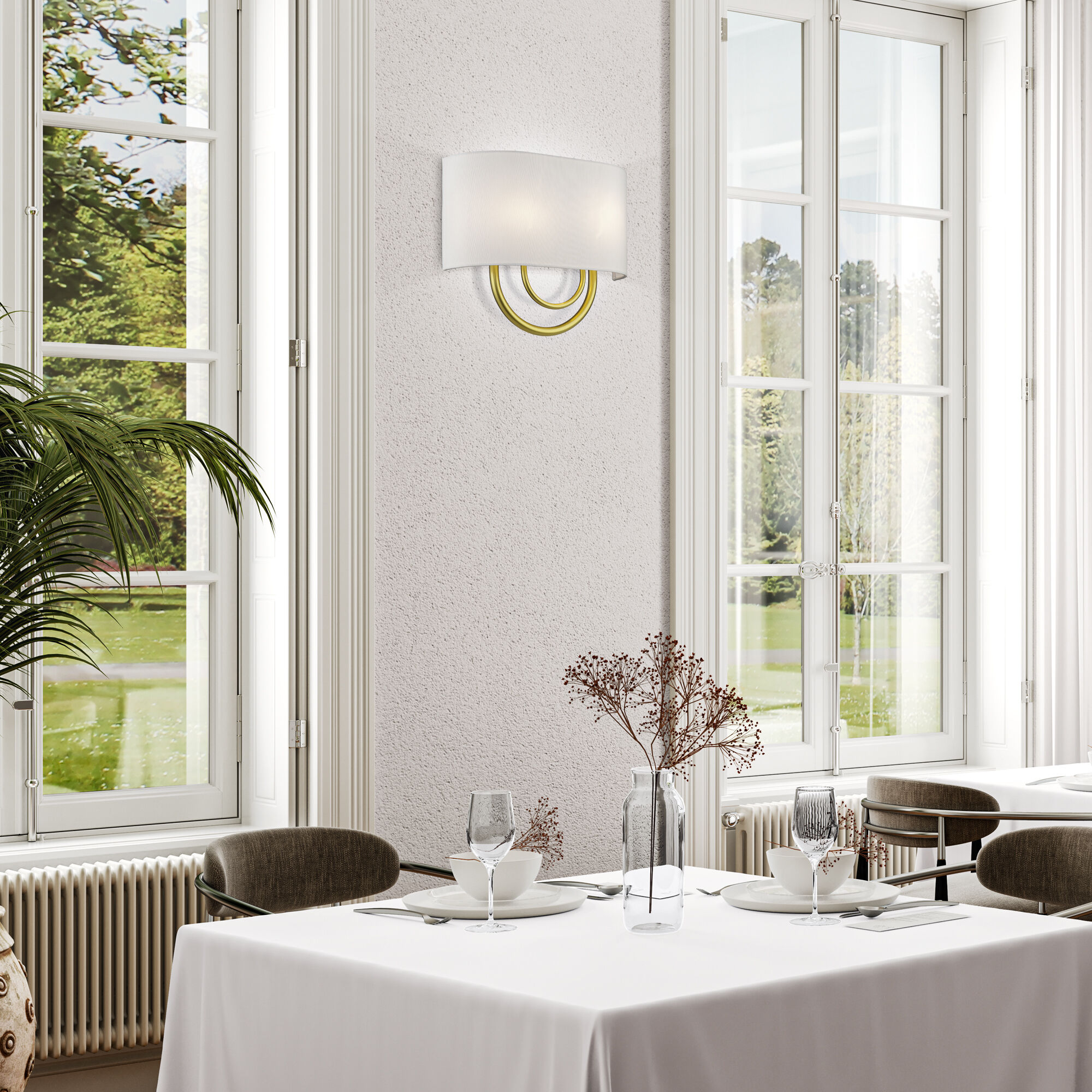 Stratton 2 Light 13 inch Soft Gold ADA Wall Sconce Wall Light