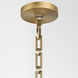 Belinder 6 Light 30 inch Non-Lacquered Brass Pendant Ceiling Light