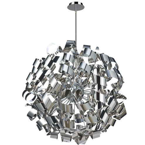 Bel Air 12 Light 34 inch Chrome Chandelier Ceiling Light