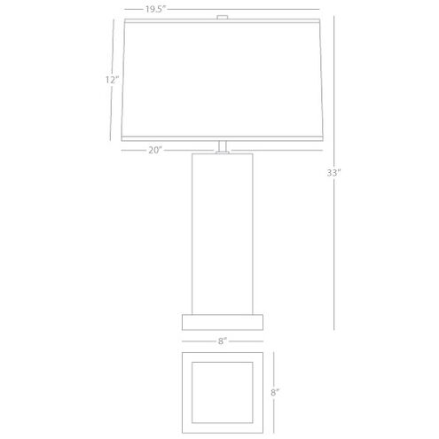 Harvey 33 inch 150.00 watt Sunset Yellow Table Lamp Portable Light