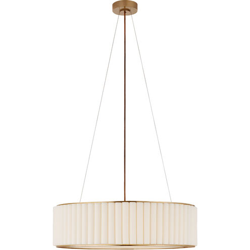 Ian K. Fowler Palati 4 Light 28 inch Hand-Rubbed Antique Brass Hanging Shade Ceiling Light, Large