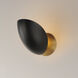 Maris 1 Light 5.5 inch Black and Natural Aged Brass Wall Sconce Wall Light