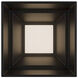 Downtown LED 3.5 inch Black Outdoor Flush Mount in 3000K, dweLED