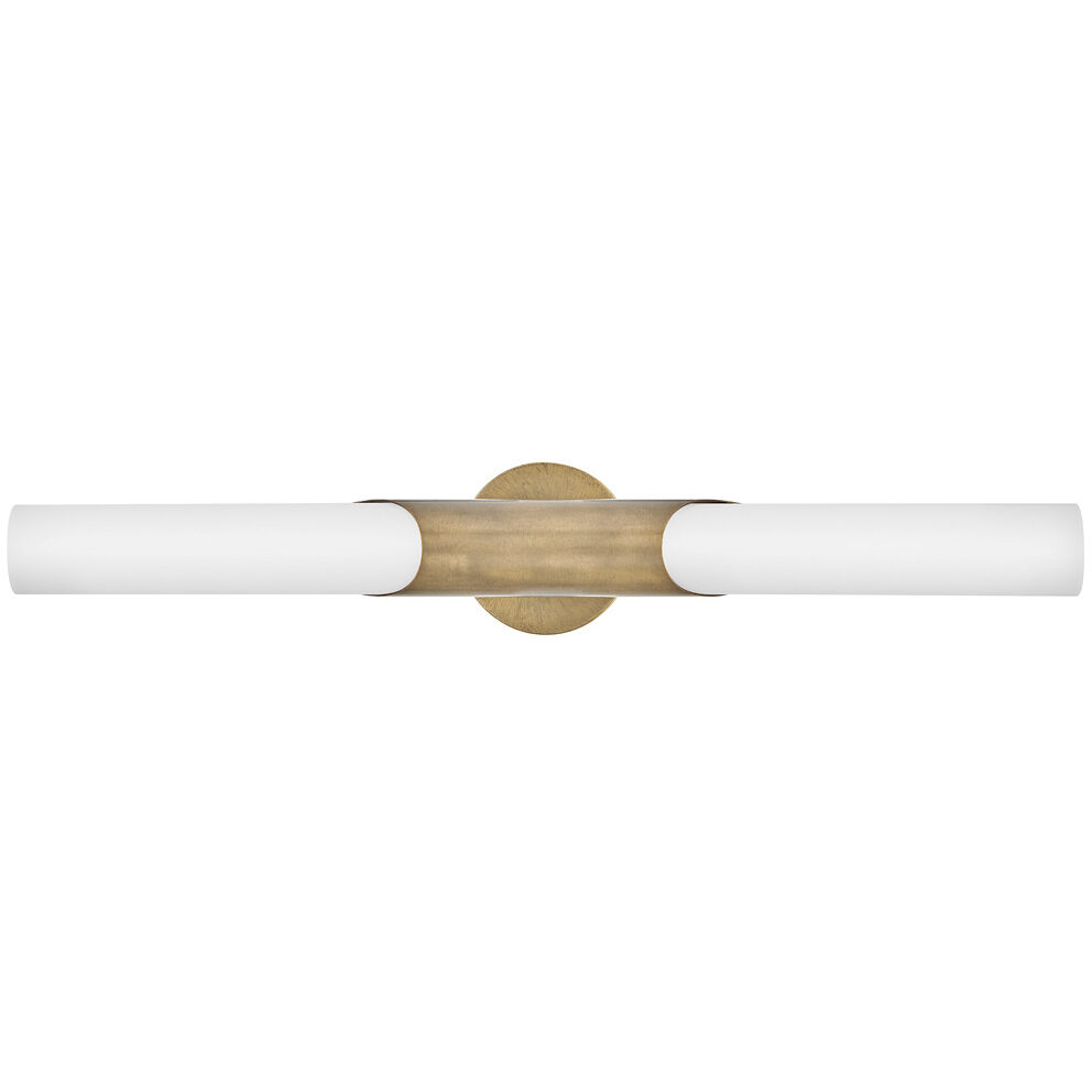 Grace LED 5 inch Textured Heritage Brass Bath Light Wall Light