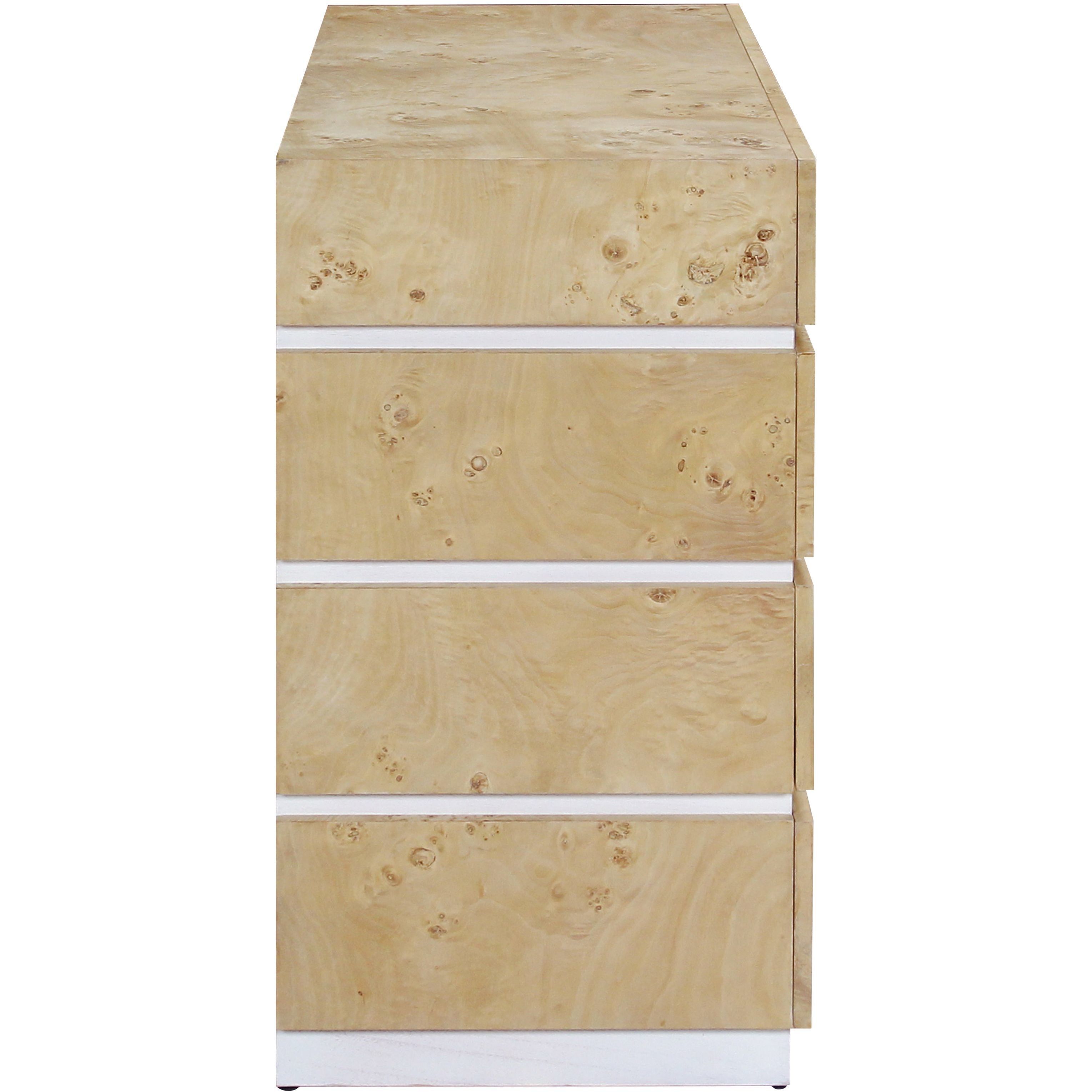 Bromo Bleached Burl Chest