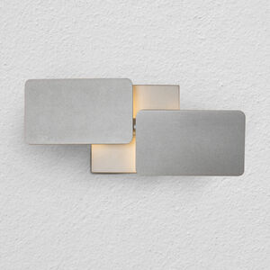 Eclipse 12 inch Silver Wall Sconce Wall Light