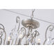 Canada 6 Light 20 inch Pewter Chandelier Ceiling Light, Pewter Frame
