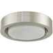 Eclipse LED 13 inch Brushed Nickel Flush Mount Ceiling Light